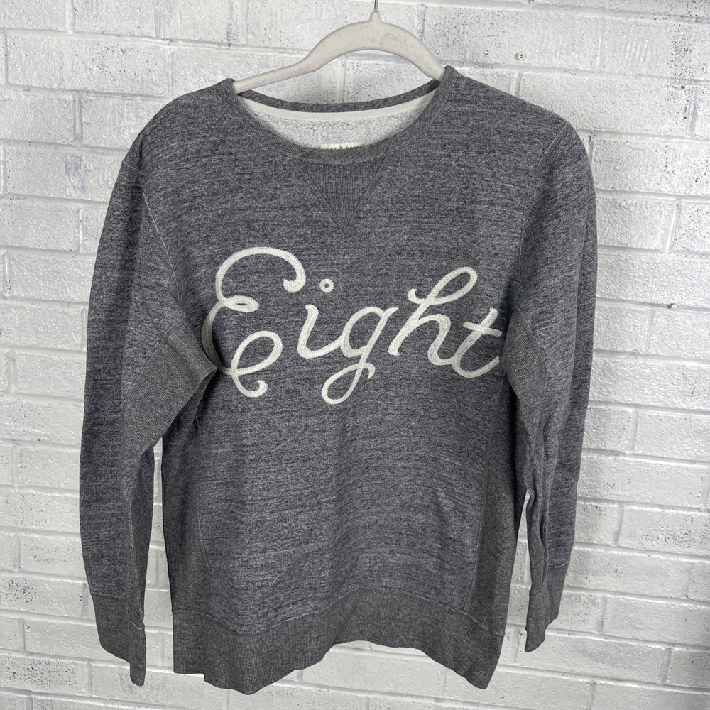Rag & Bone Crewneck Sweatshirt Mens Size S Heather Gray EIGHT Athleisure